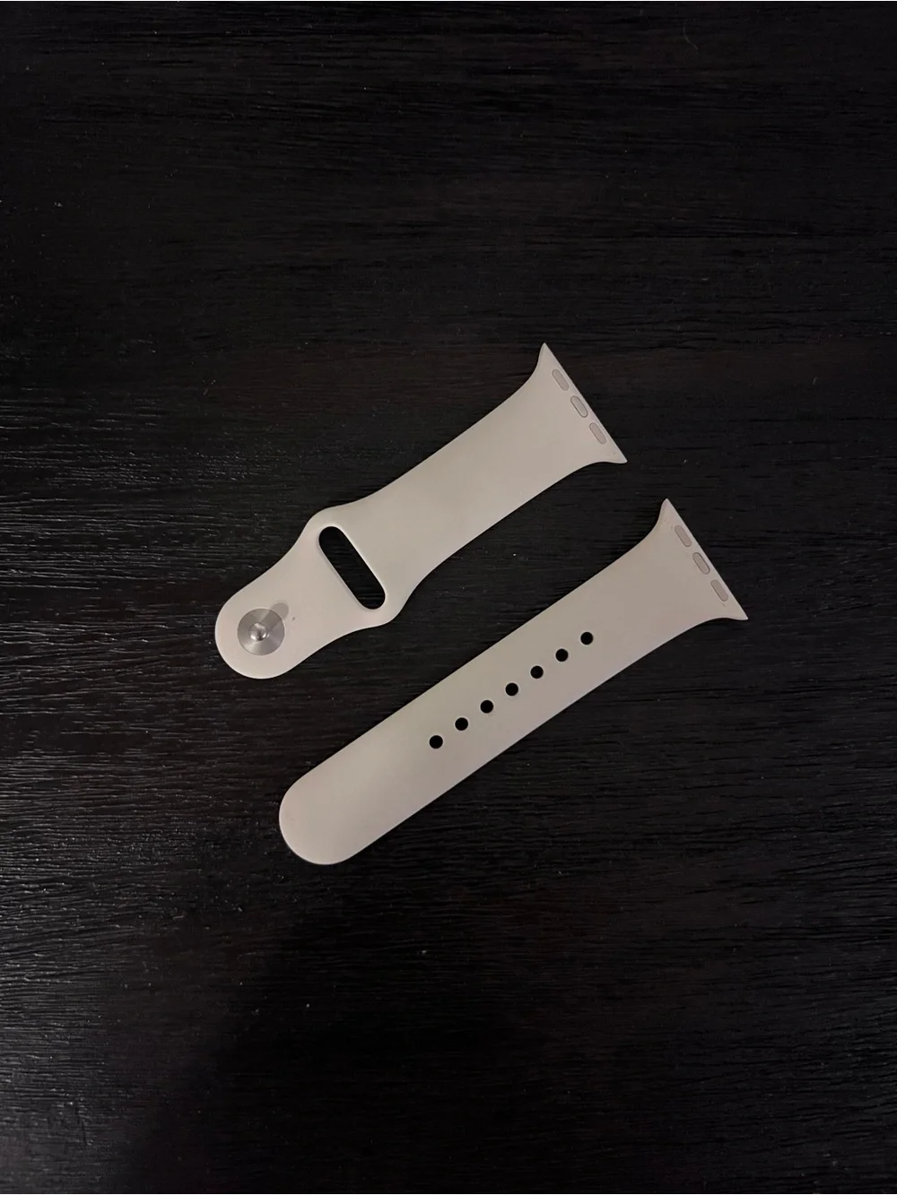 Silicone Watch Band in Off-White/Cream